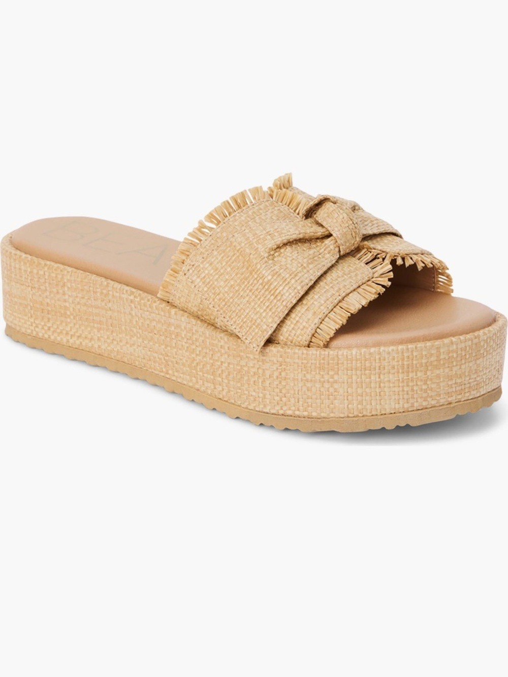 Beach by Matisse Sunda Platfom Sandal | Natural Raffia | size 9 | NWT